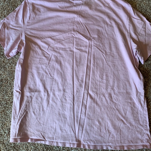 Guess denim shirt pink with signature triangle - Picture 2 of 3